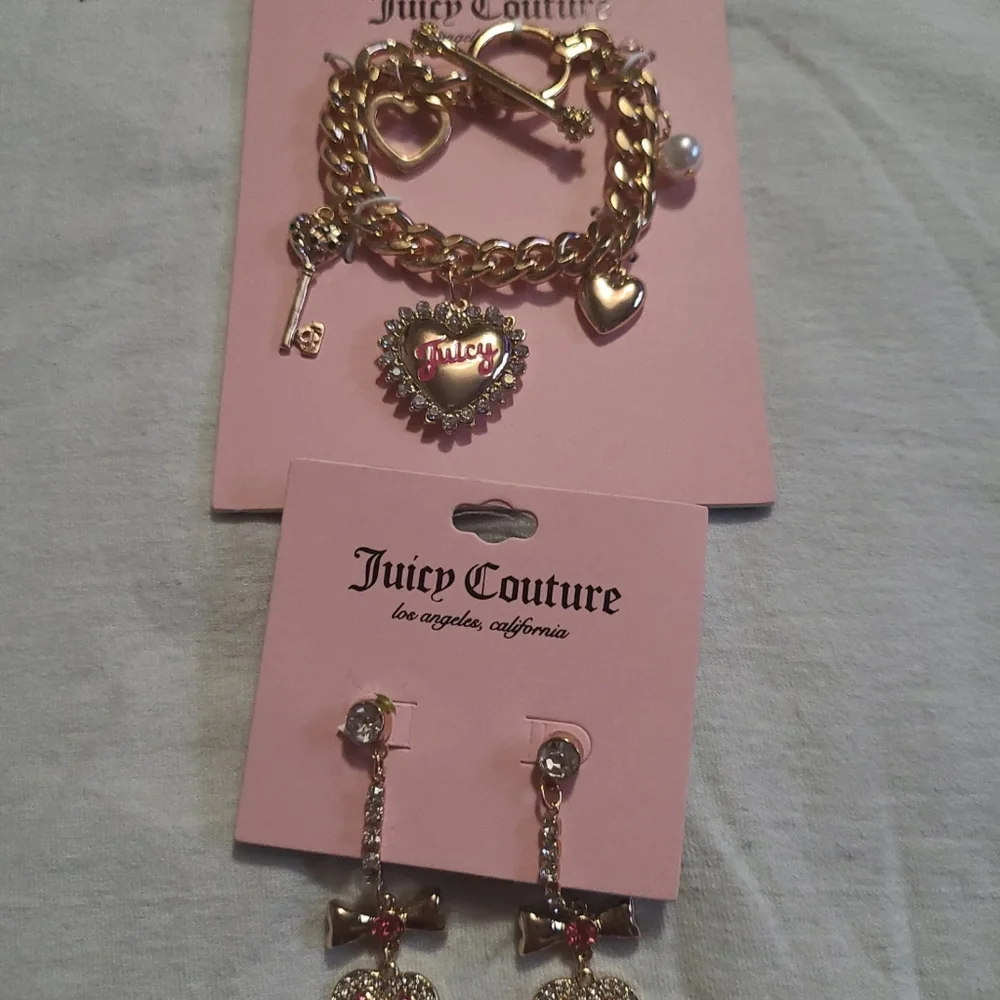 Juicy Couture Bracelet and Earrings - Picture 1 of 5